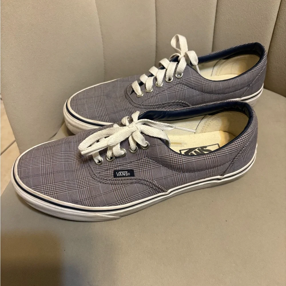 Vans Gray Plaid Men's Sneakers